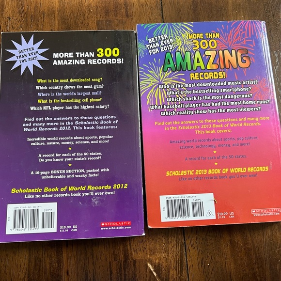 Book bundle world records 2012 2013 scholastic - Picture 2 of 2
